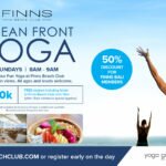 Ocean Front Yoga at Finns Beach Club in Bali